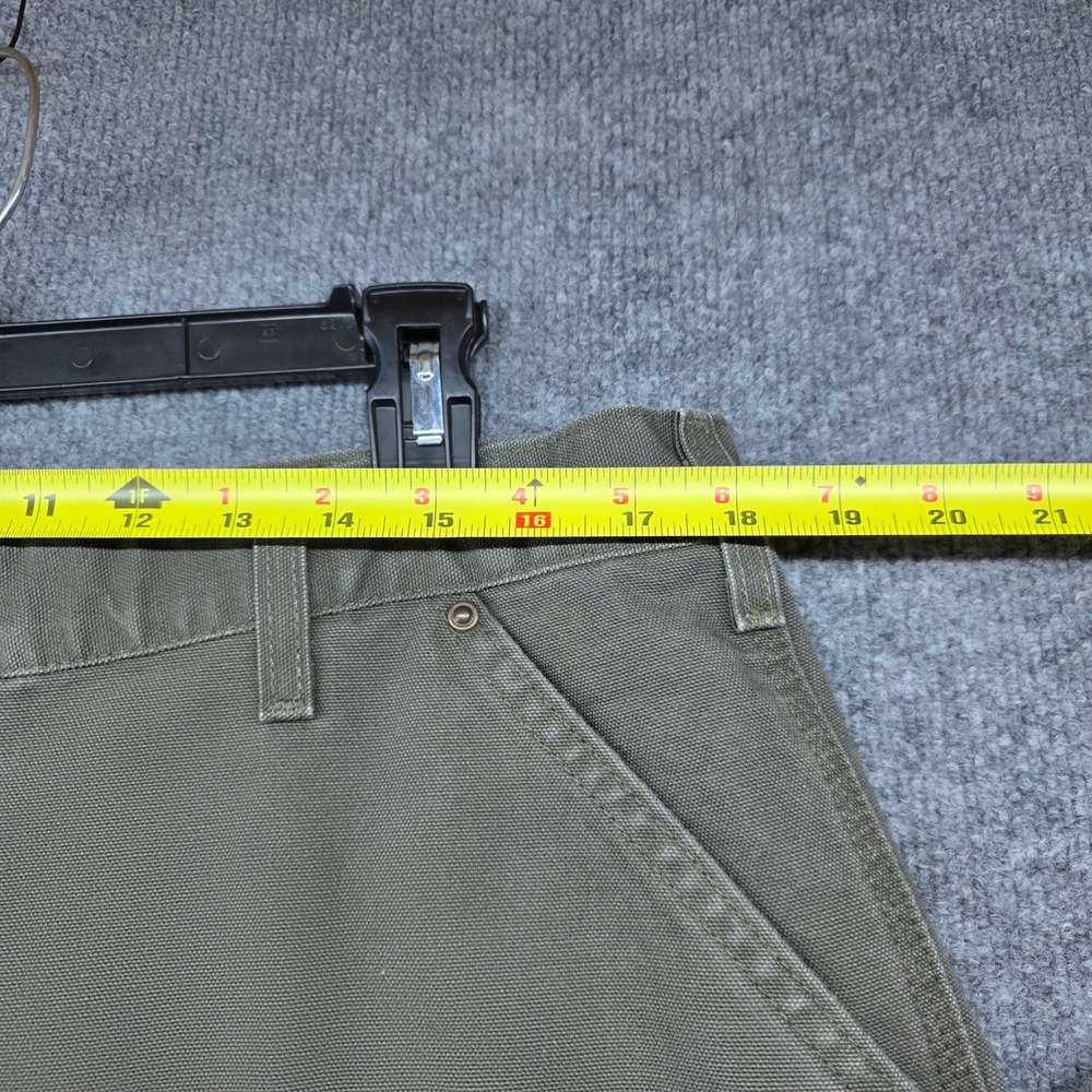 VTG Carhartt B136 MOS Dungaree‎ Fit Men's Work Pants 38x32 Double Knee Carpenter - Picture 6 of 11